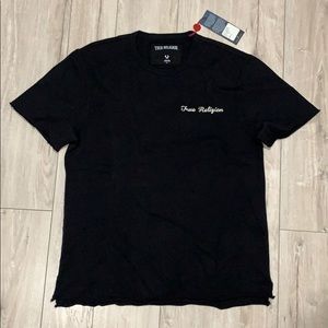 Men’s True Religion Black Heavyweight Waffle Tee